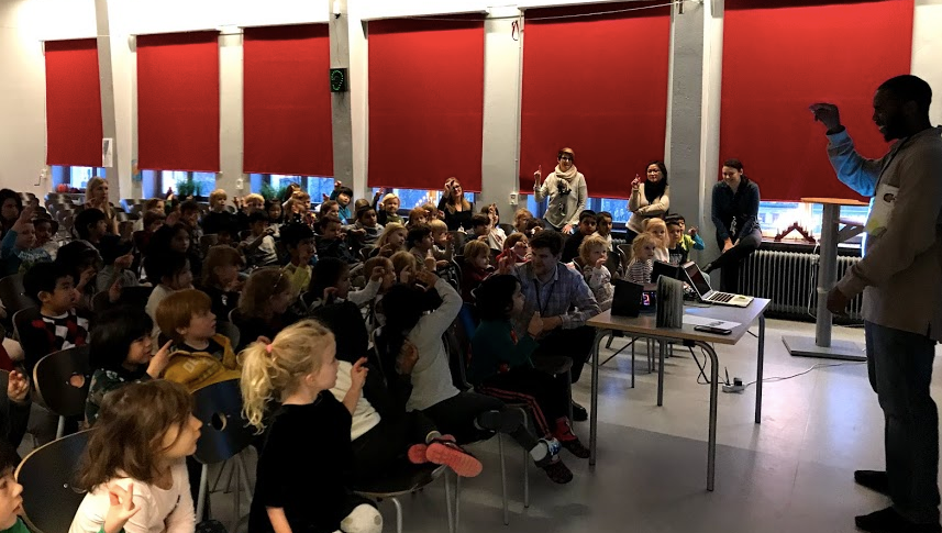Author Kentrell Martin's visit to Stockholm International School