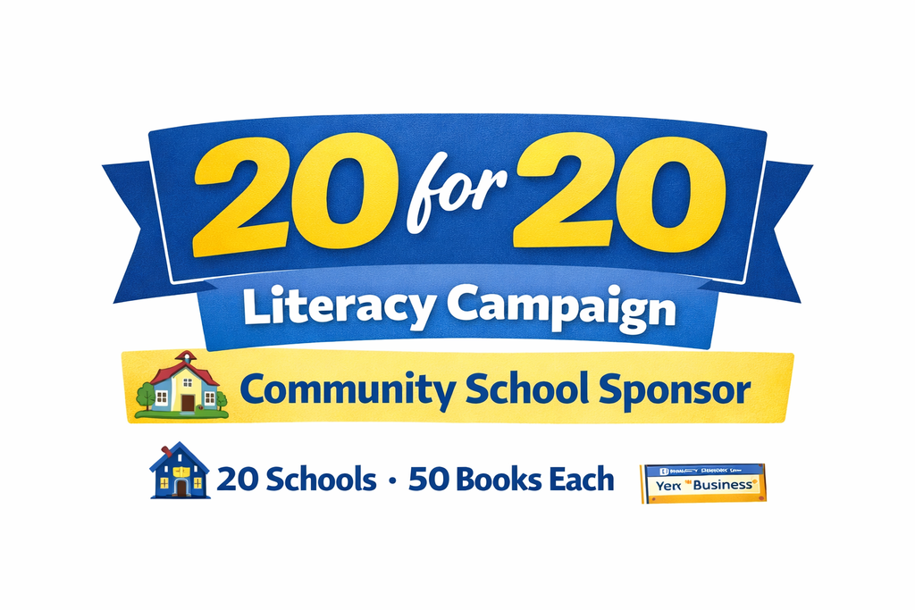 20 for 20 Literacy Campaign – Community School Sponsor