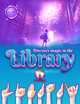 Discover Magic in the Library Poster