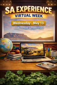 Wednesday – May 13 (Live Virtual School Visit)