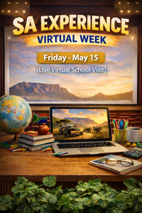 Friday – May 15 (Live Virtual School Visit)